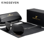 KINGSEVEN Aluminium Frame Aviator Polarised Sunglasses-BOLD InStyle