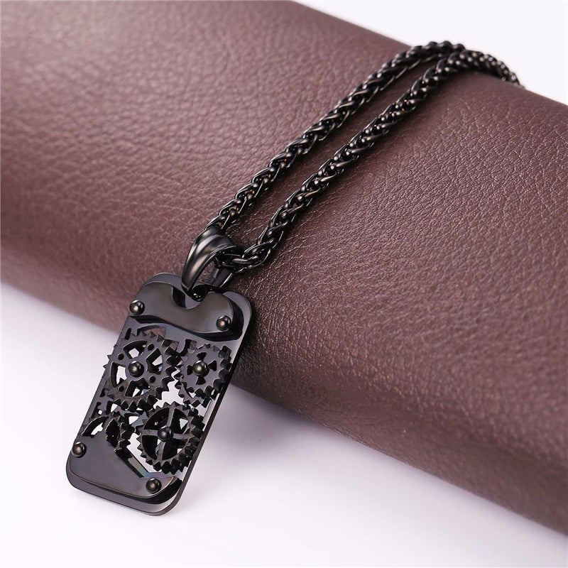 Steampunk Stainless Steel Necklace-BOLD InStyle